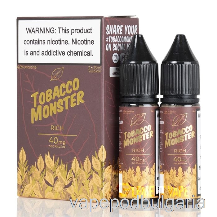 Vape Течности Rich - Tobacco Monster Salts - 30ml 24mg